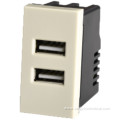2-Port USB socket 2.1A 5V (110-240V~)